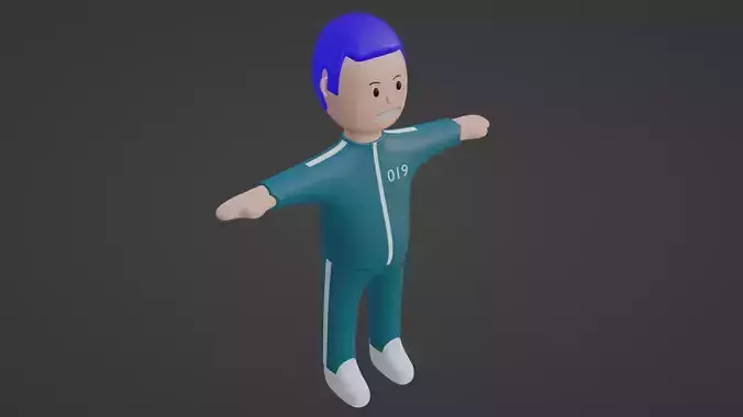 Squid Game Character - Number Nineteen