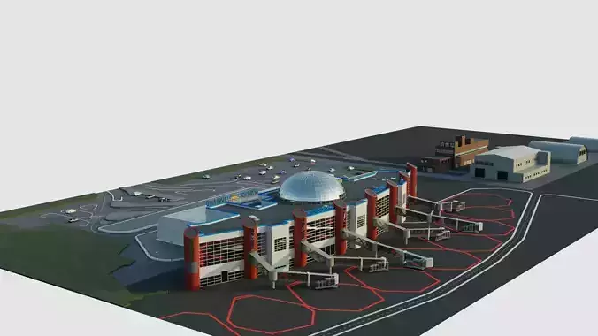 International airport of Kaliningrad khrabrovo