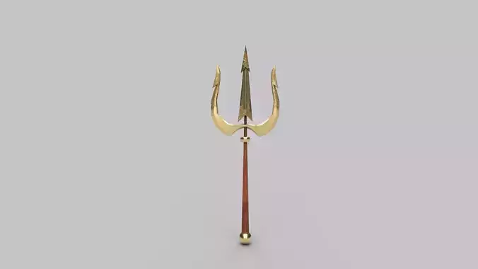 Trident shiva scepter