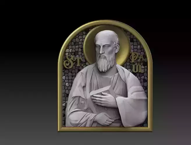 Saint Paul    Apostle  CNC 3D MODEL 3D print model 3D print model