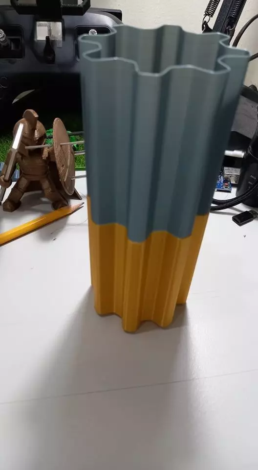 Gear Vase Stackable Free 3D print model