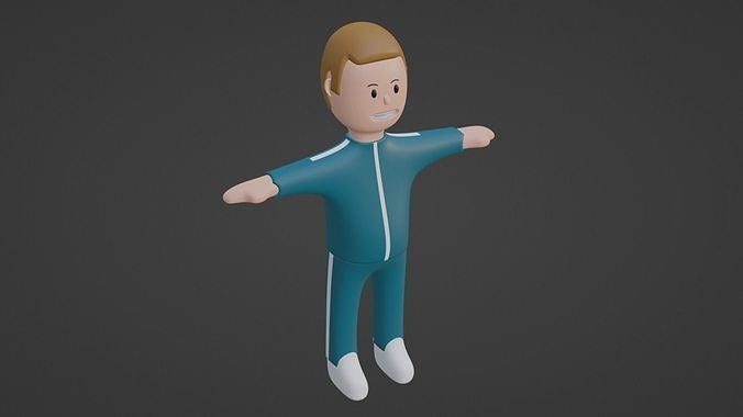 Squid Game Character - Camel Low-poly 3D model