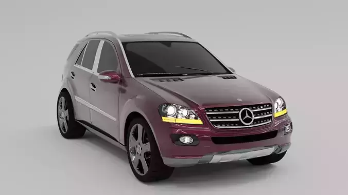  Mercedes ML 3D model Free 3D model