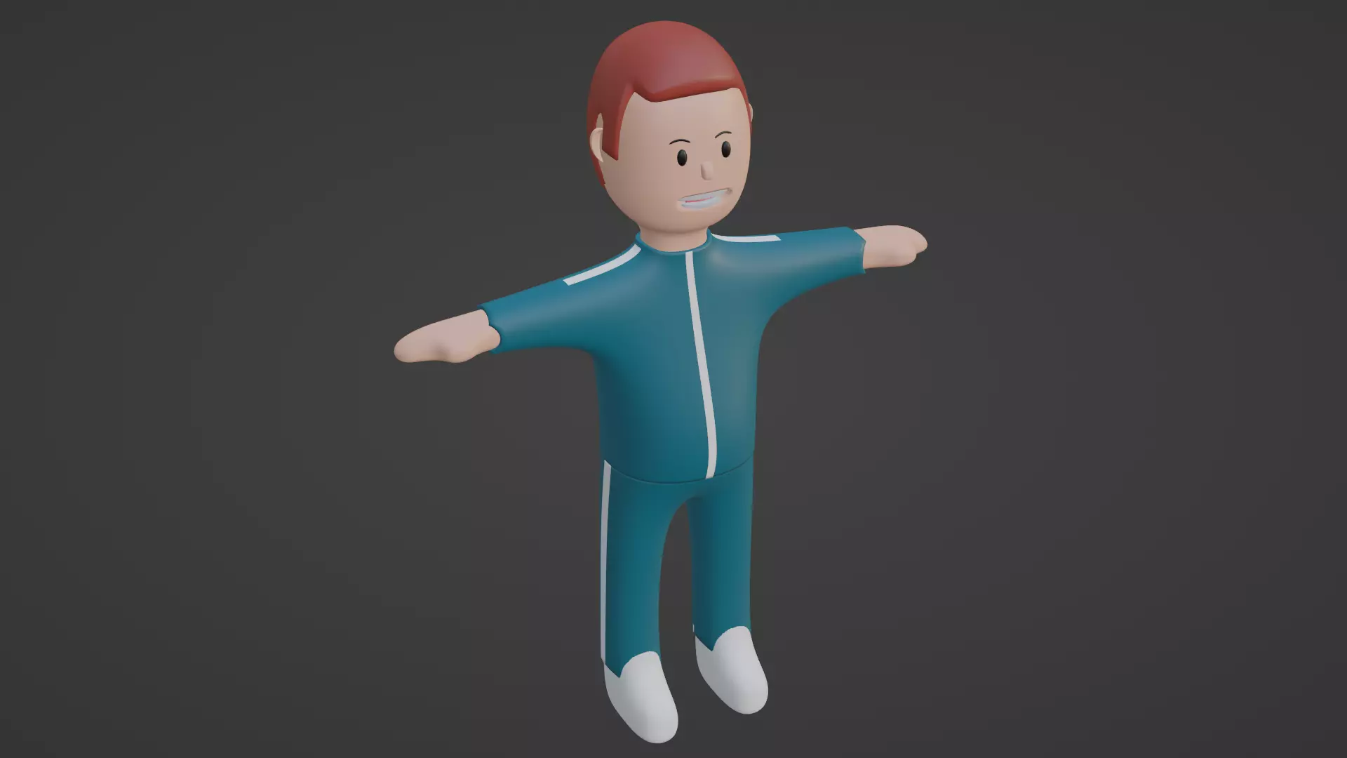 Squid Game Character - Brick Low-poly 3D model_0