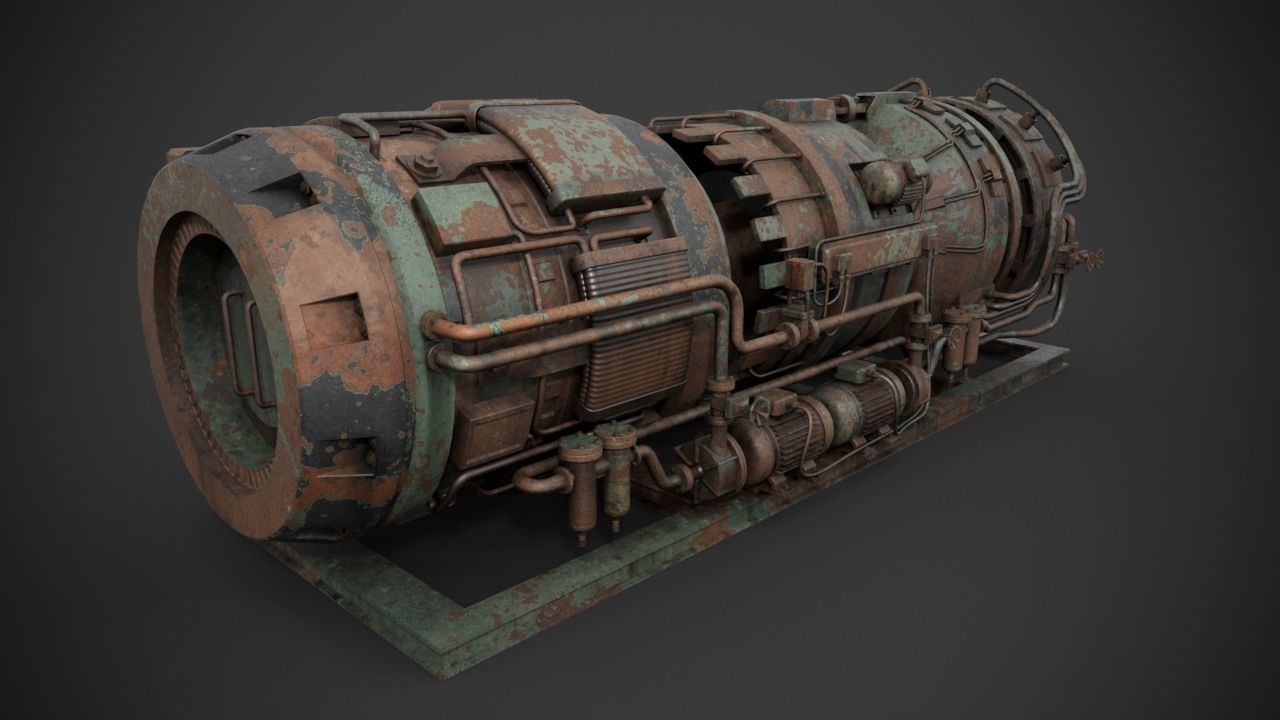 Machinery device 3D model_9