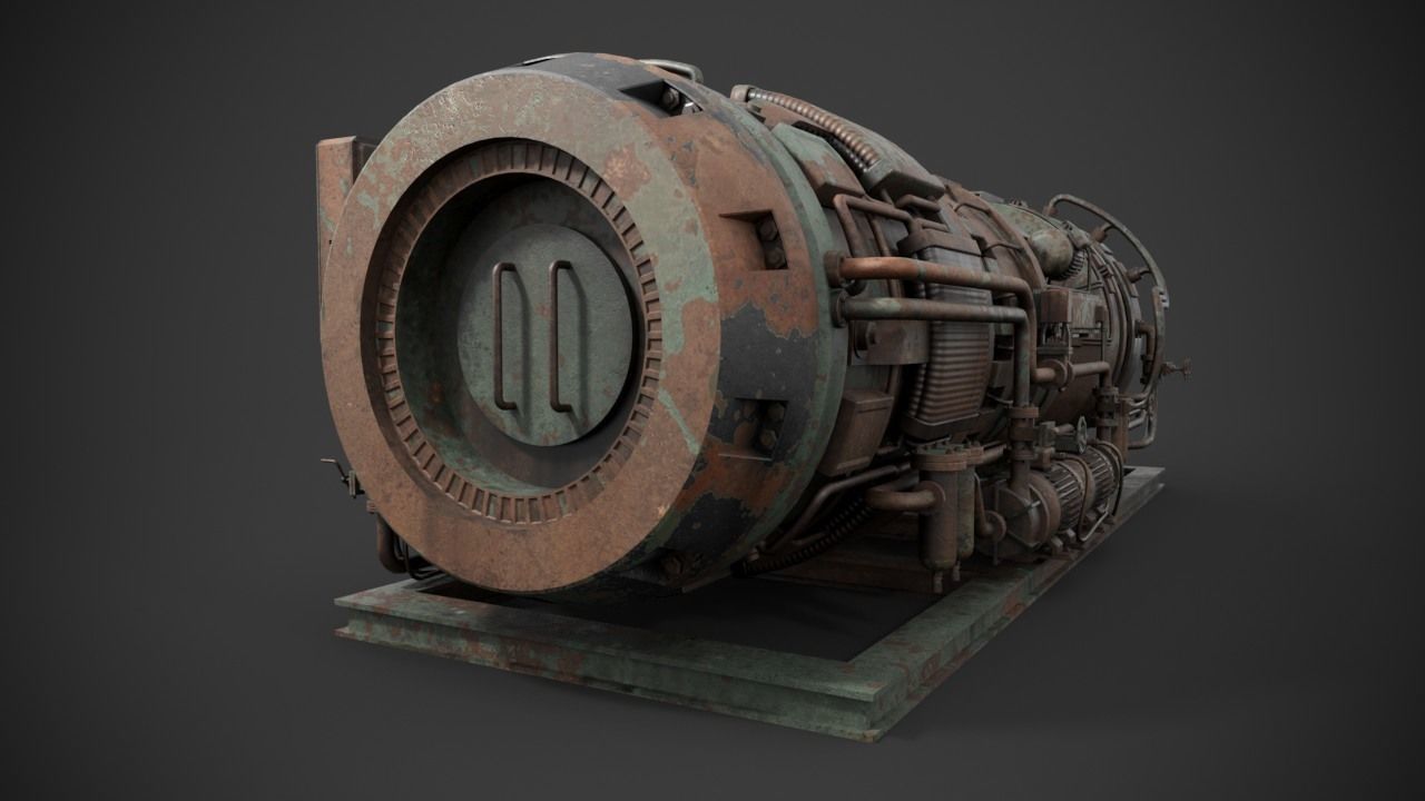 Machinery device 3D model_13