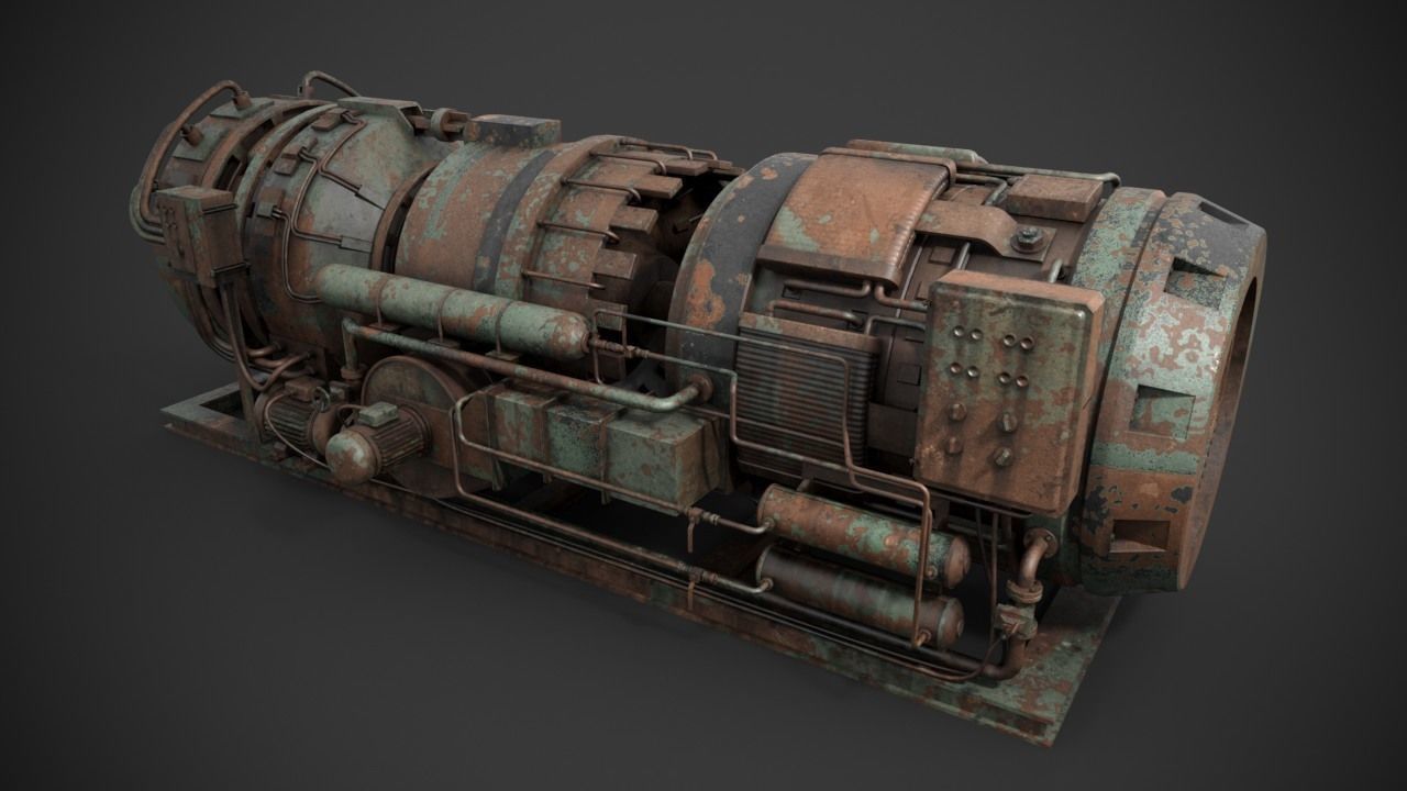 Machinery device 3D model_12