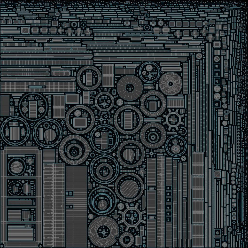 Machinery device 3D model_16