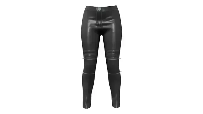 Black Leather Skinny Pants