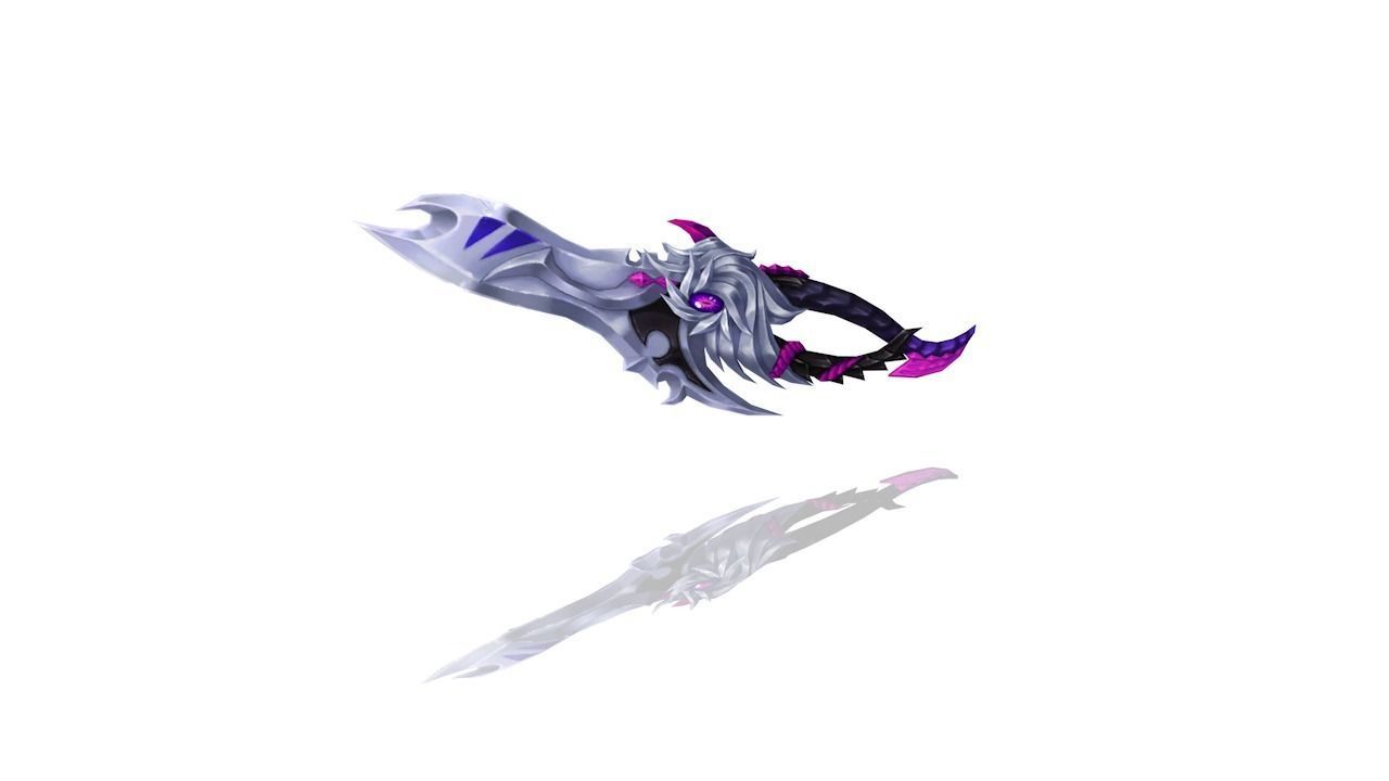 Corrupted Holy Dagger Low-poly 3D model_3