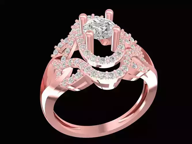 korea diamond lady ring 3174
