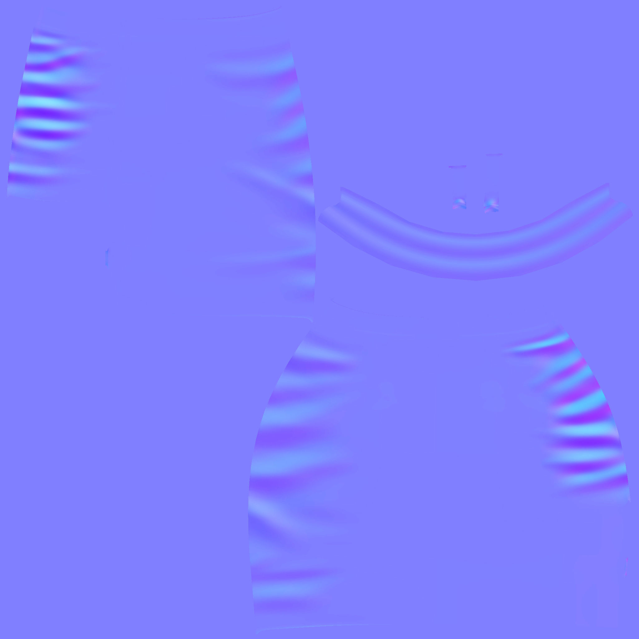 Buckle Tigh Mini Skirt Low-poly 3D model_10