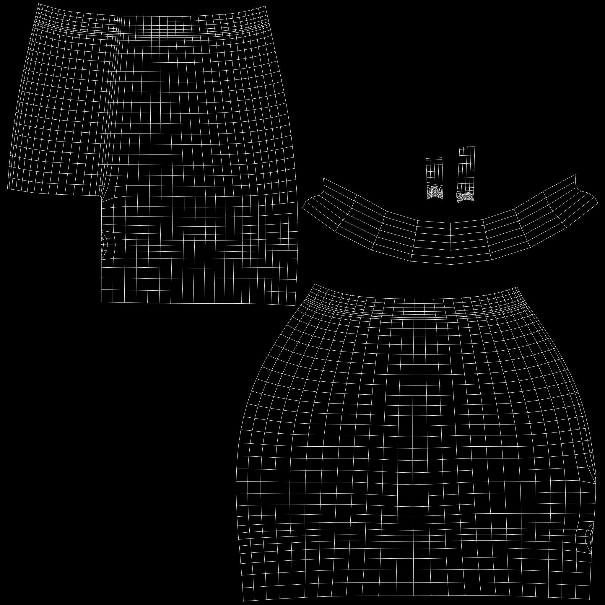 Buckle Tigh Mini Skirt Low-poly 3D model_13