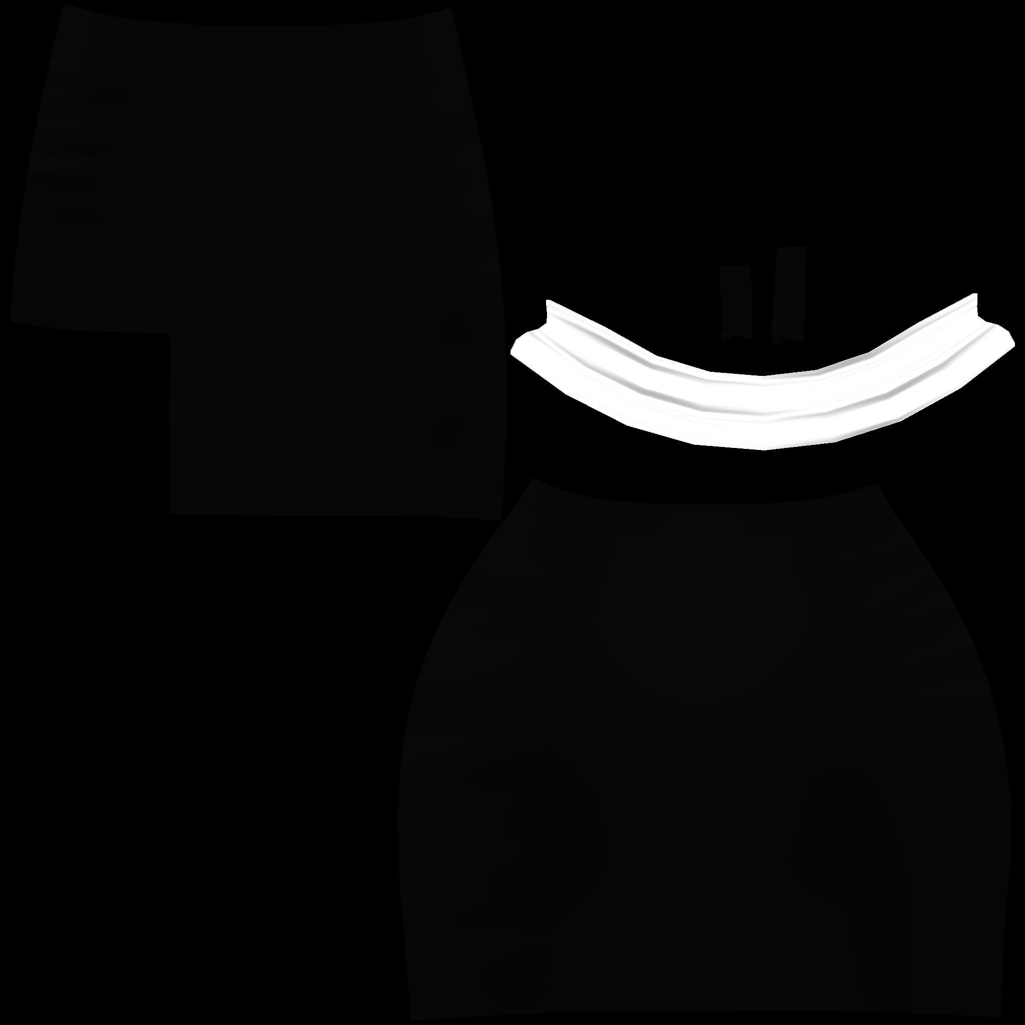 Buckle Tigh Mini Skirt Low-poly 3D model_11