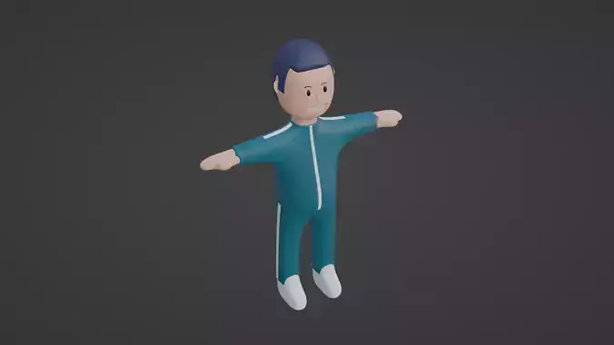 Squid Game Character - DarkBlue