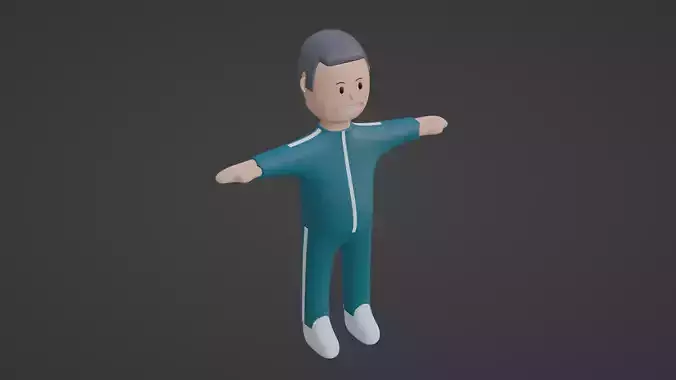 Squid Game Character - DarkGrey