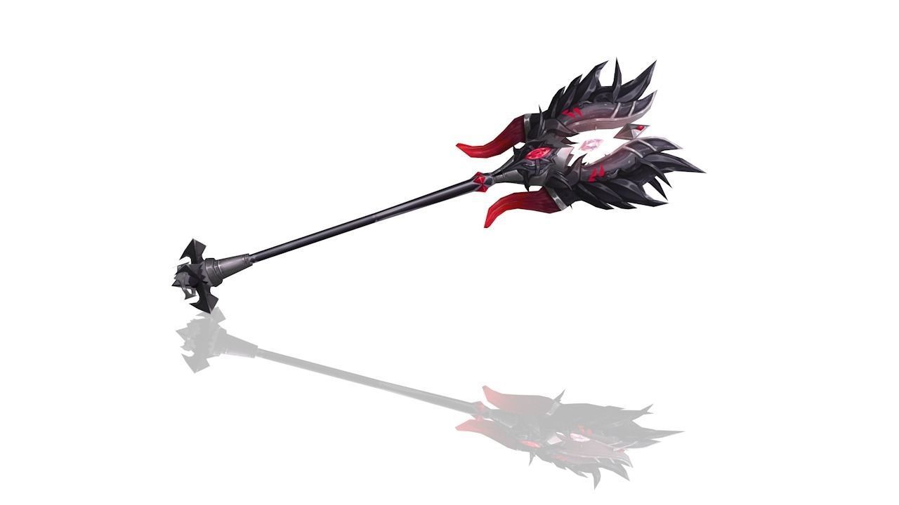 Corrupted Holy Scepter Low-poly 3D model_2