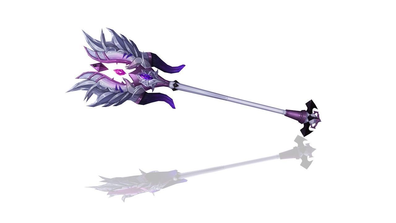 Corrupted Holy Scepter Low-poly 3D model_3