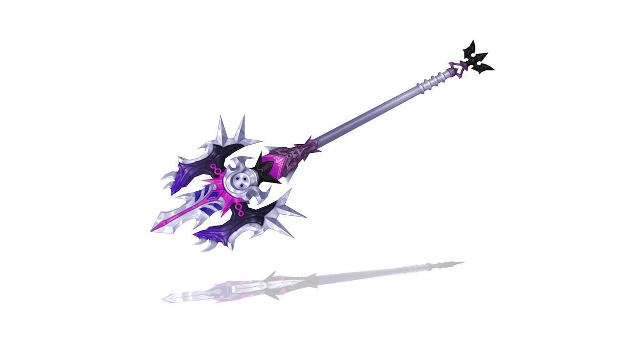 Corrupted Holy Spear Low-poly 3D model_3