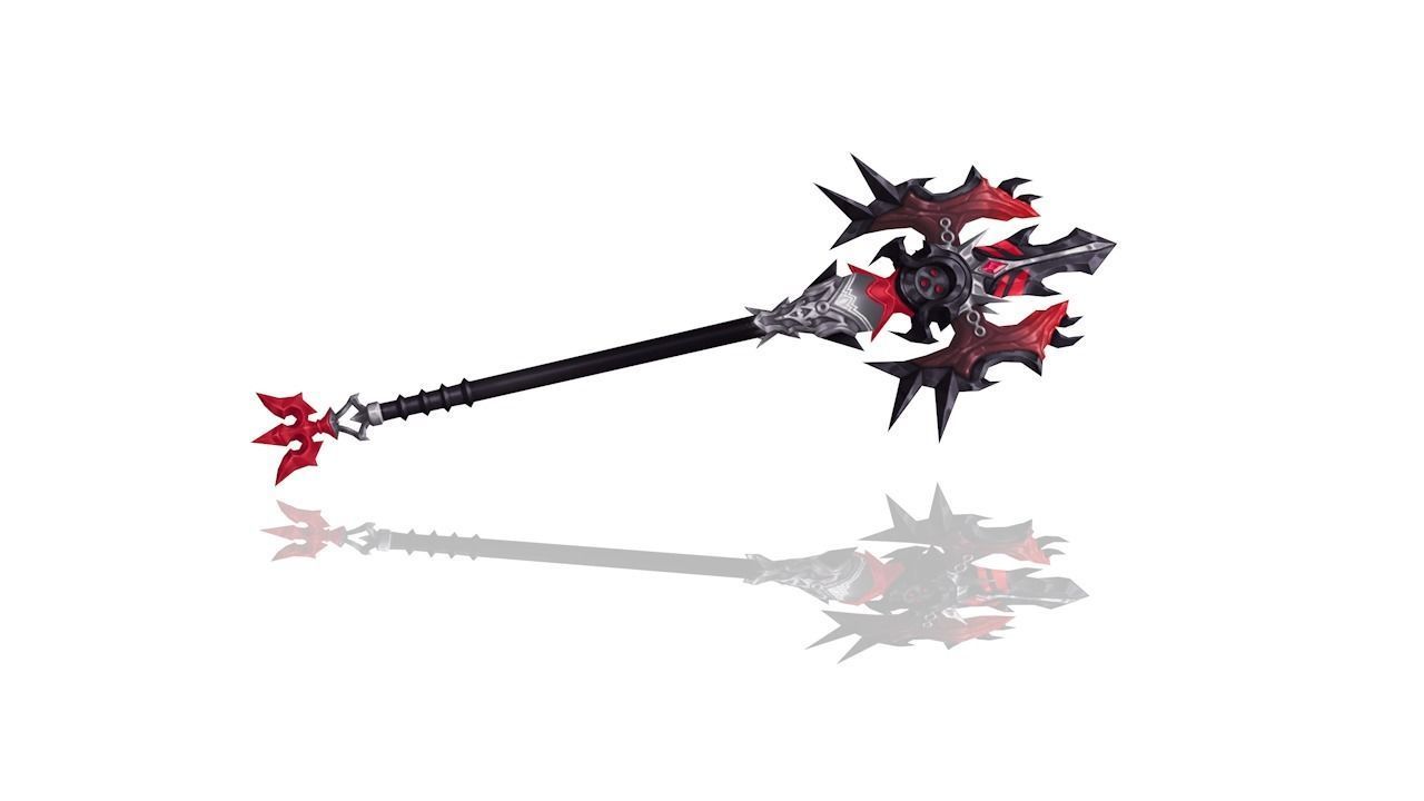 Corrupted Holy Spear Low-poly 3D model_2