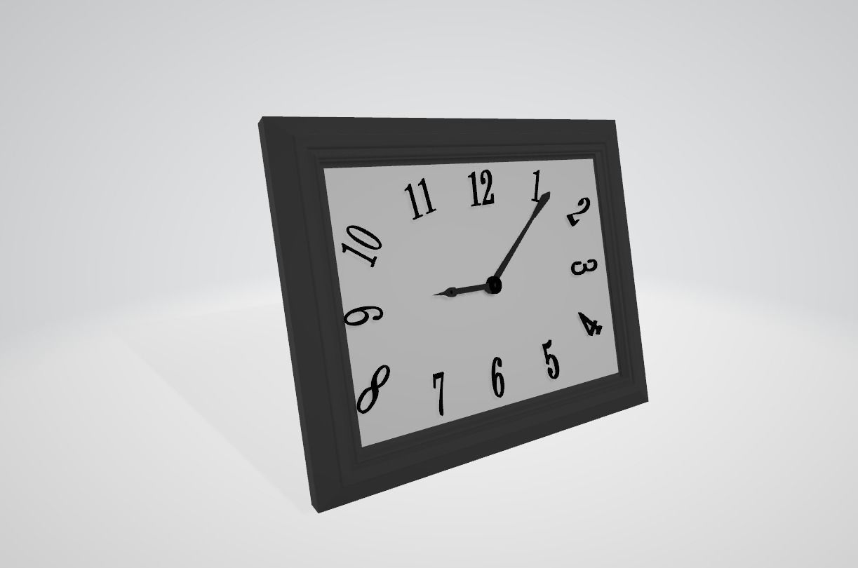 Ataturk Room Assets In Dolmabahce Low-poly 3D model_1