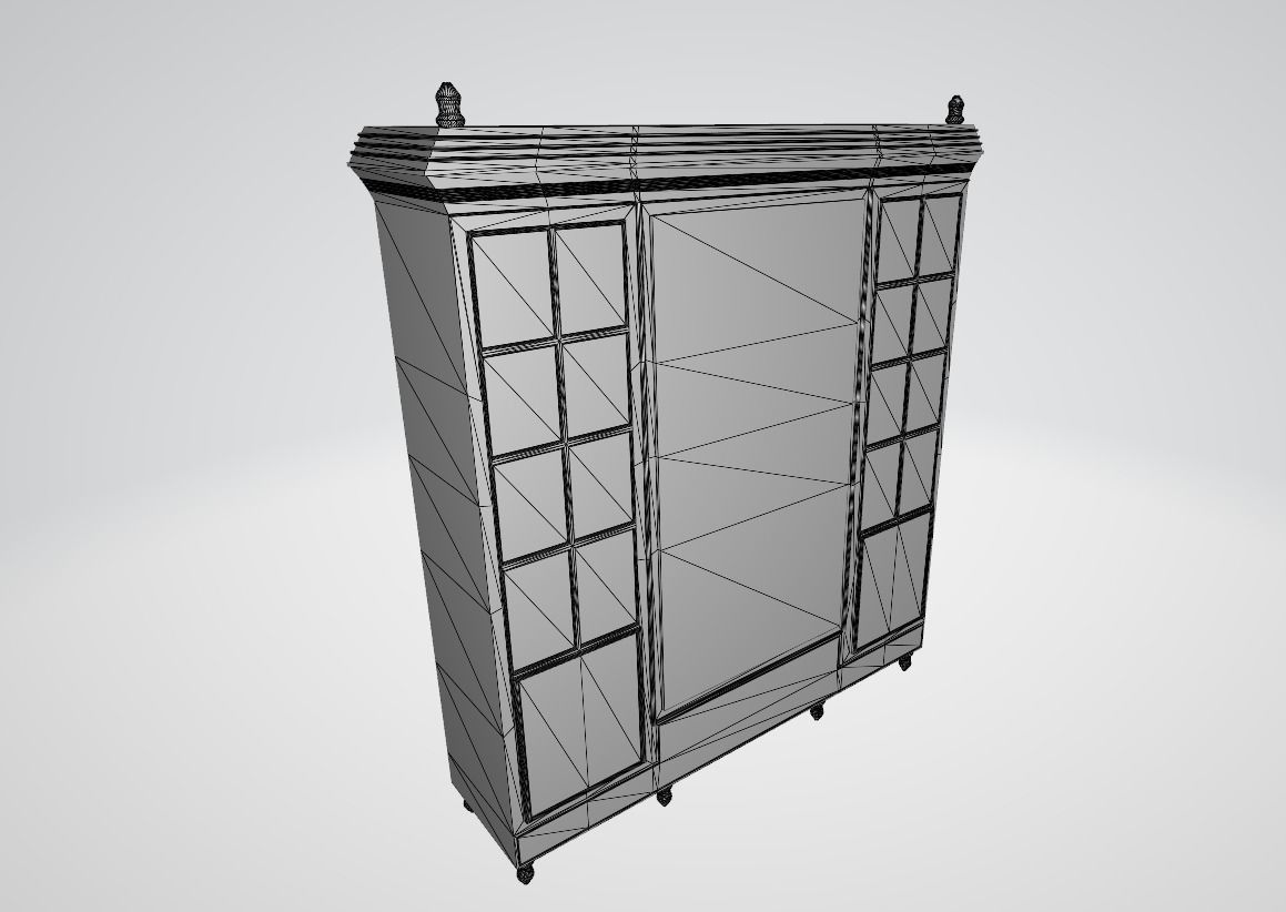 Ataturk Room Assets In Dolmabahce Low-poly 3D model_9