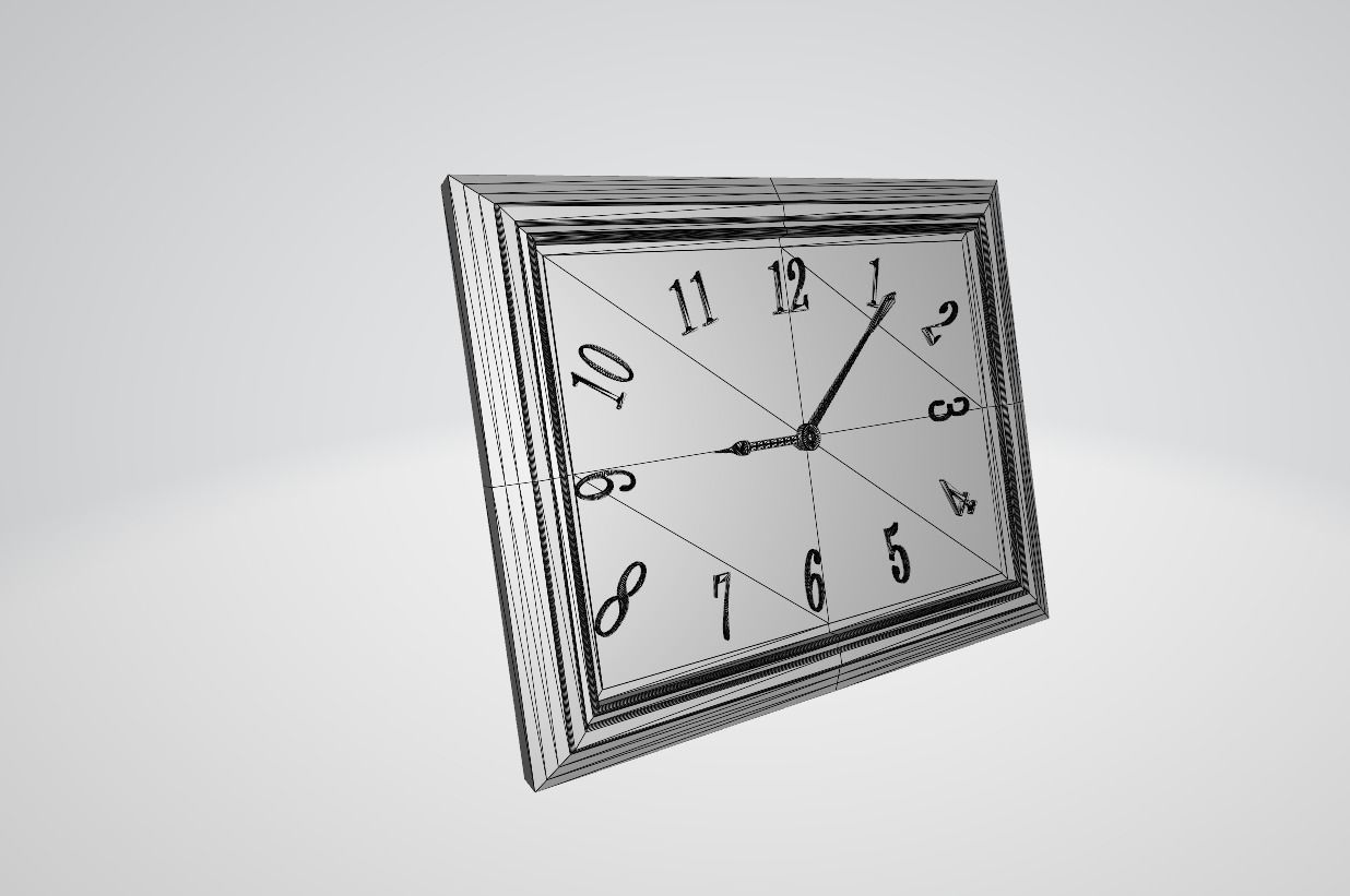 Ataturk Room Assets In Dolmabahce Low-poly 3D model_7