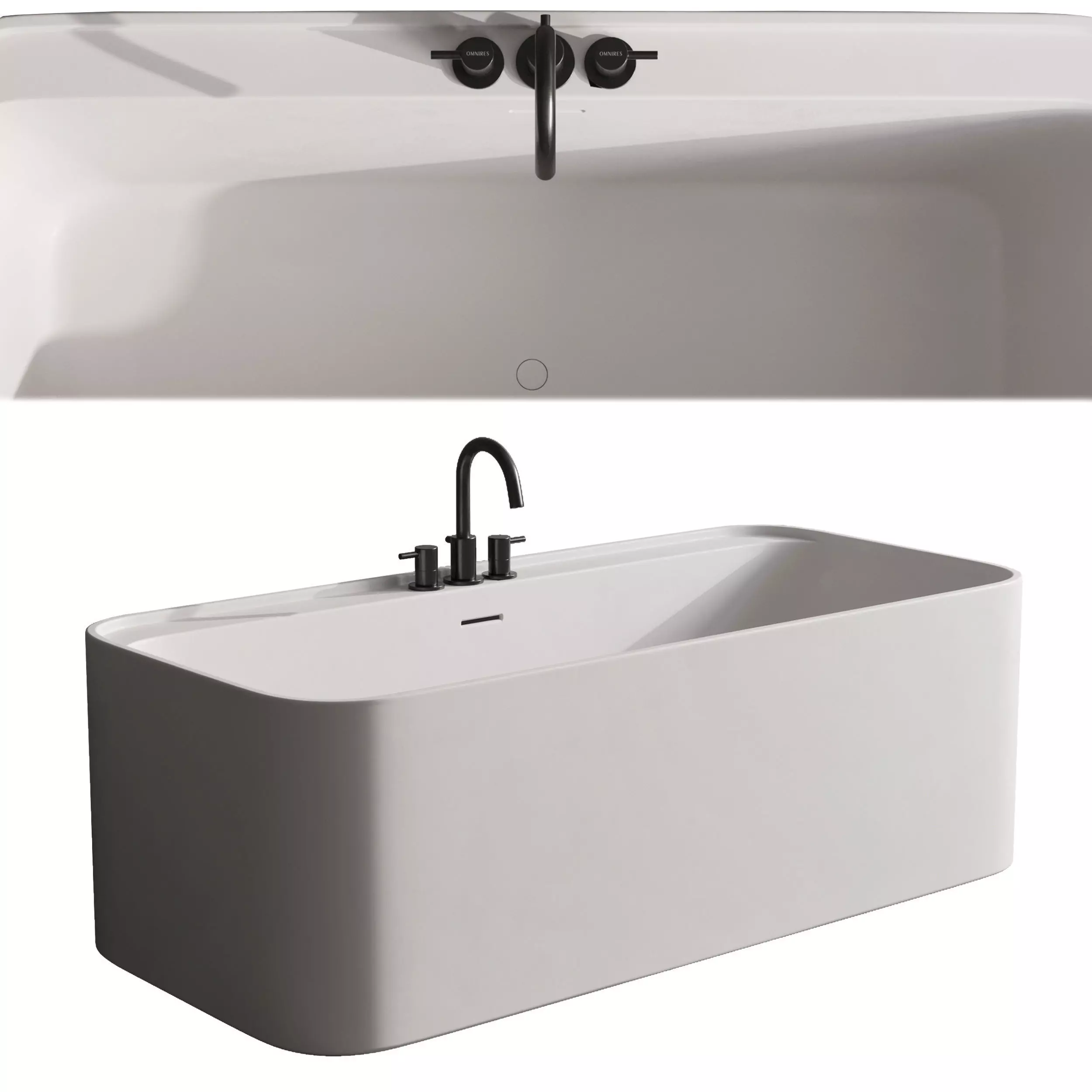 Copenhagen Bath YUNO by Fauset Omnires Y set 3D model_0