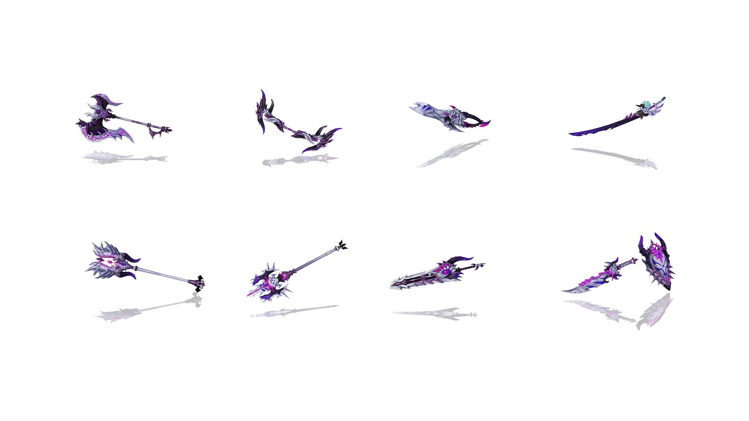 Corrupted Holy Weapons 3D Model Collection_3