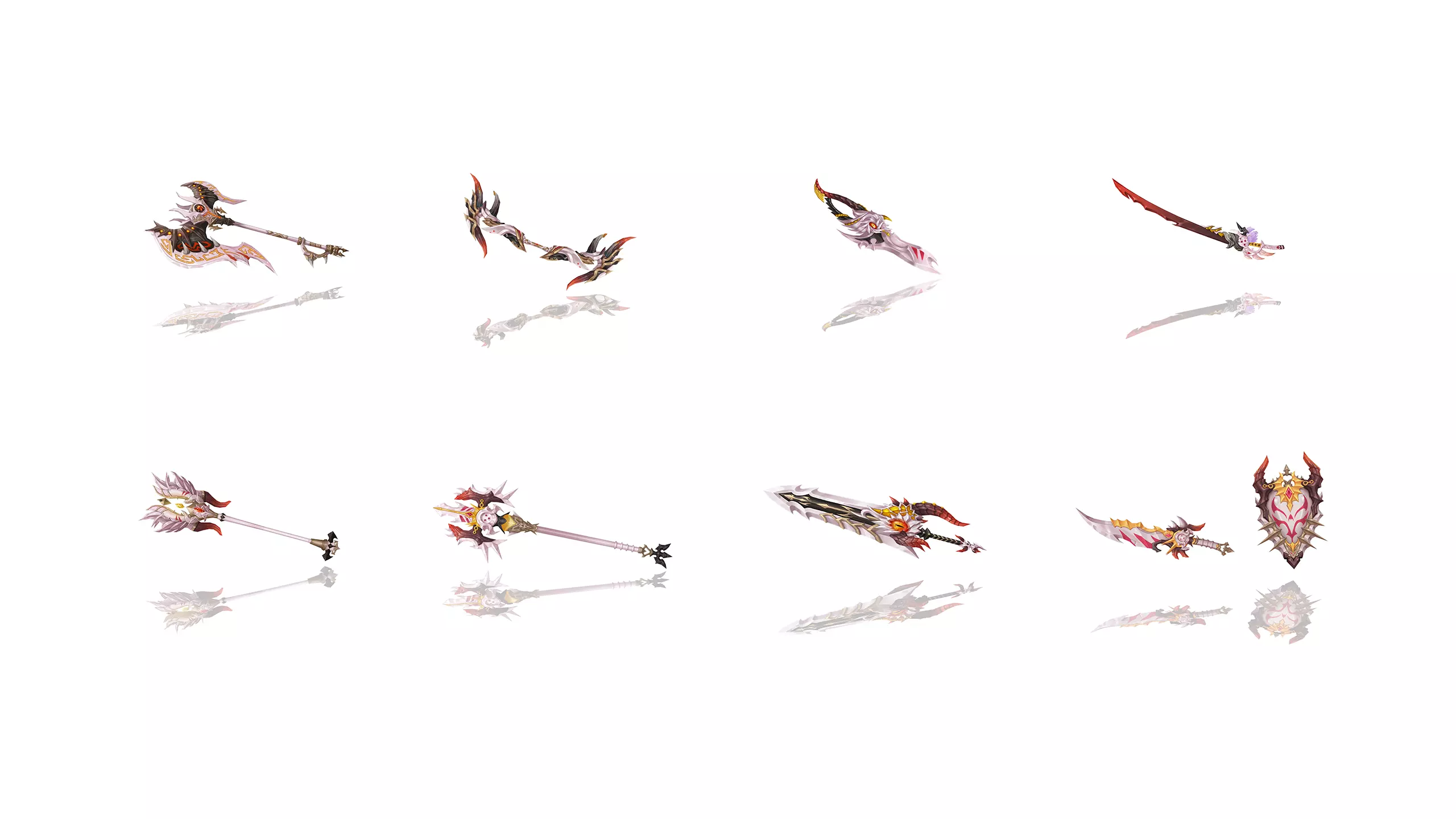 Corrupted Holy Weapons 3D Model Collection_0