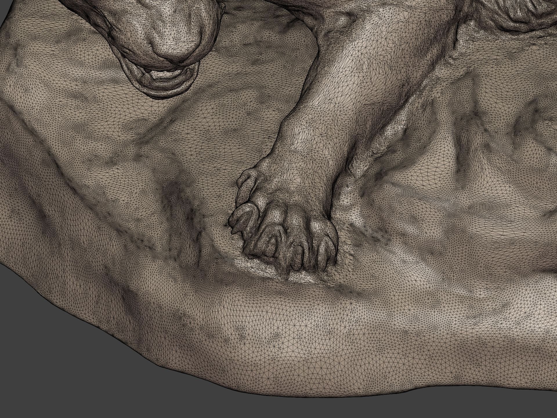 Leopard Statue Ready for 3D Printing 3D print model_7