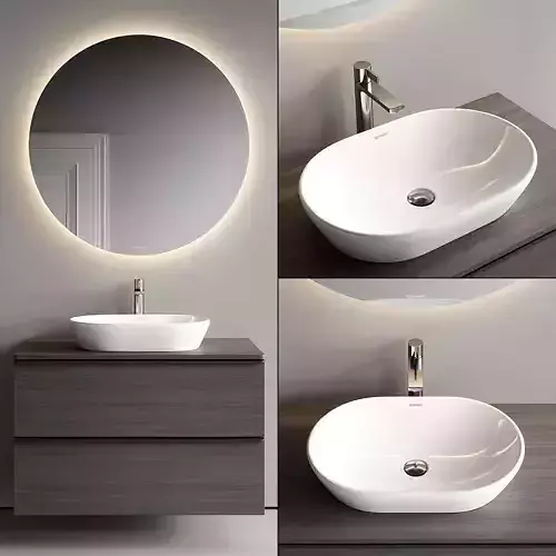 Duravit D-Neo Vanity Unit Set 3 3D model