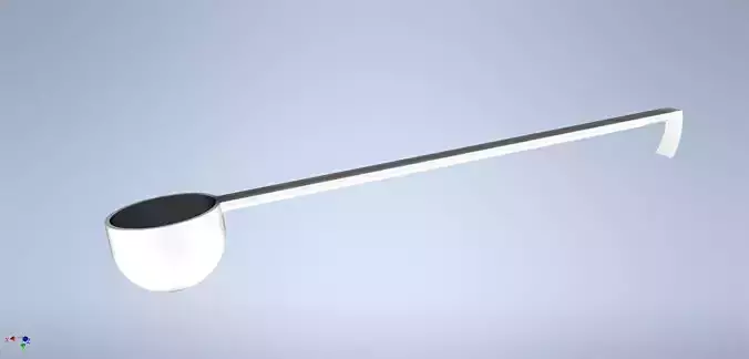 Powder Detergent - Long Spoon with mount - 10in - 25cm