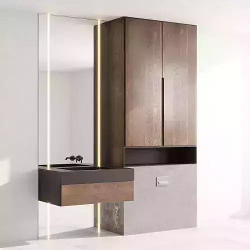 Bathroom furniture by inbani faucet set 08
