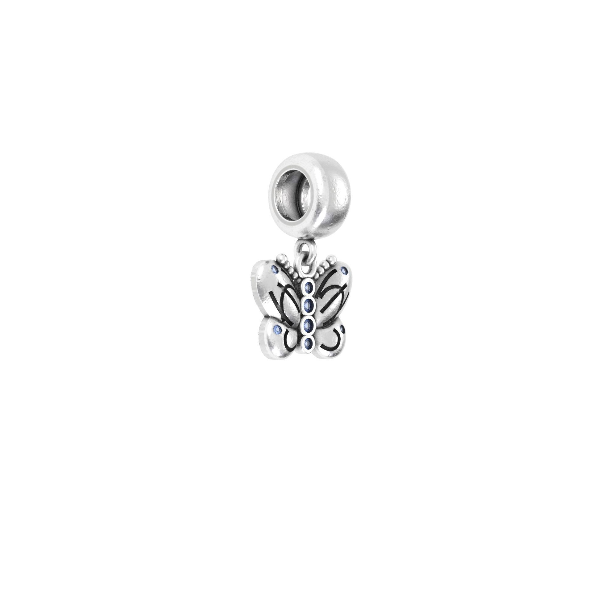 Butterfly Charm 3D print model_4