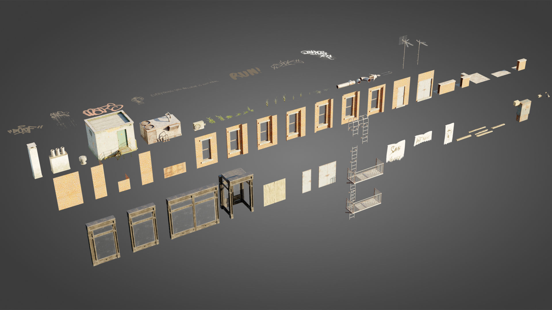 Abandoned city street collection _8