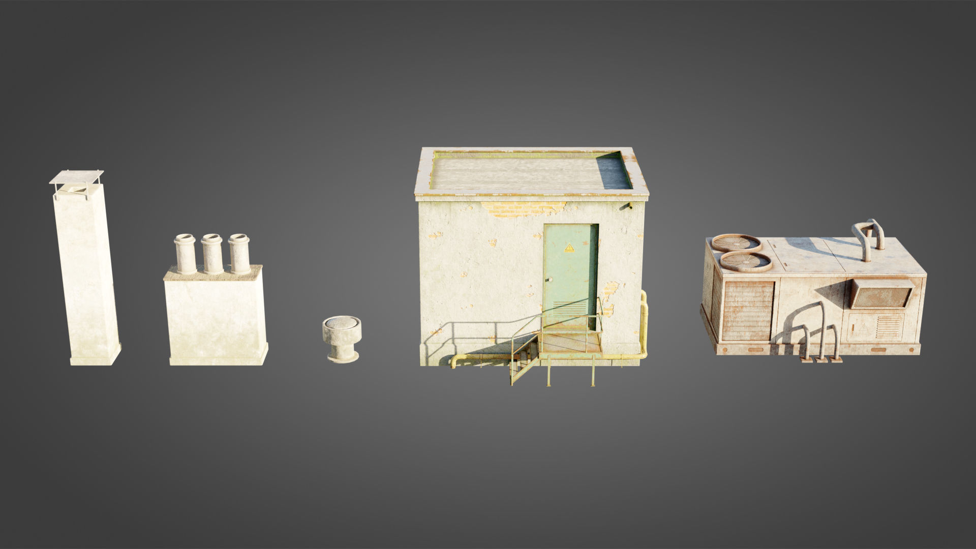 Abandoned city street collection _23