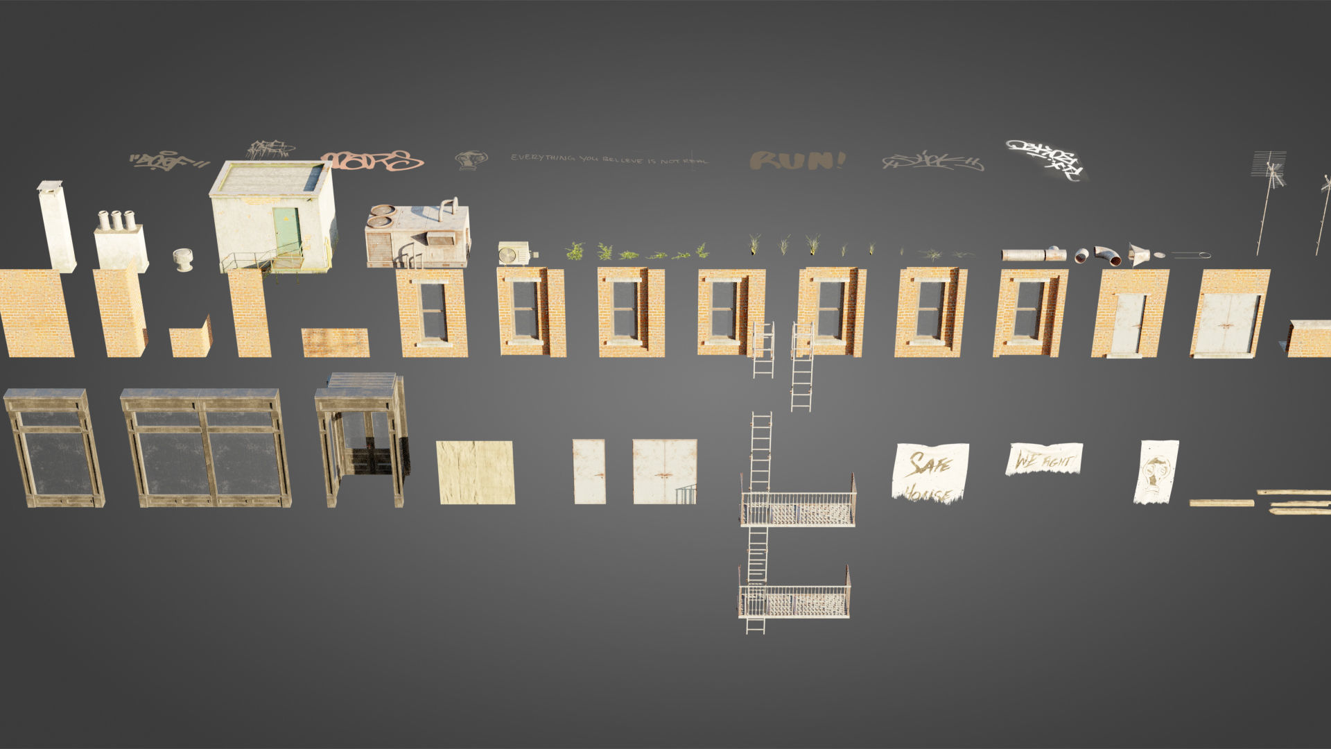 Abandoned city street collection _9