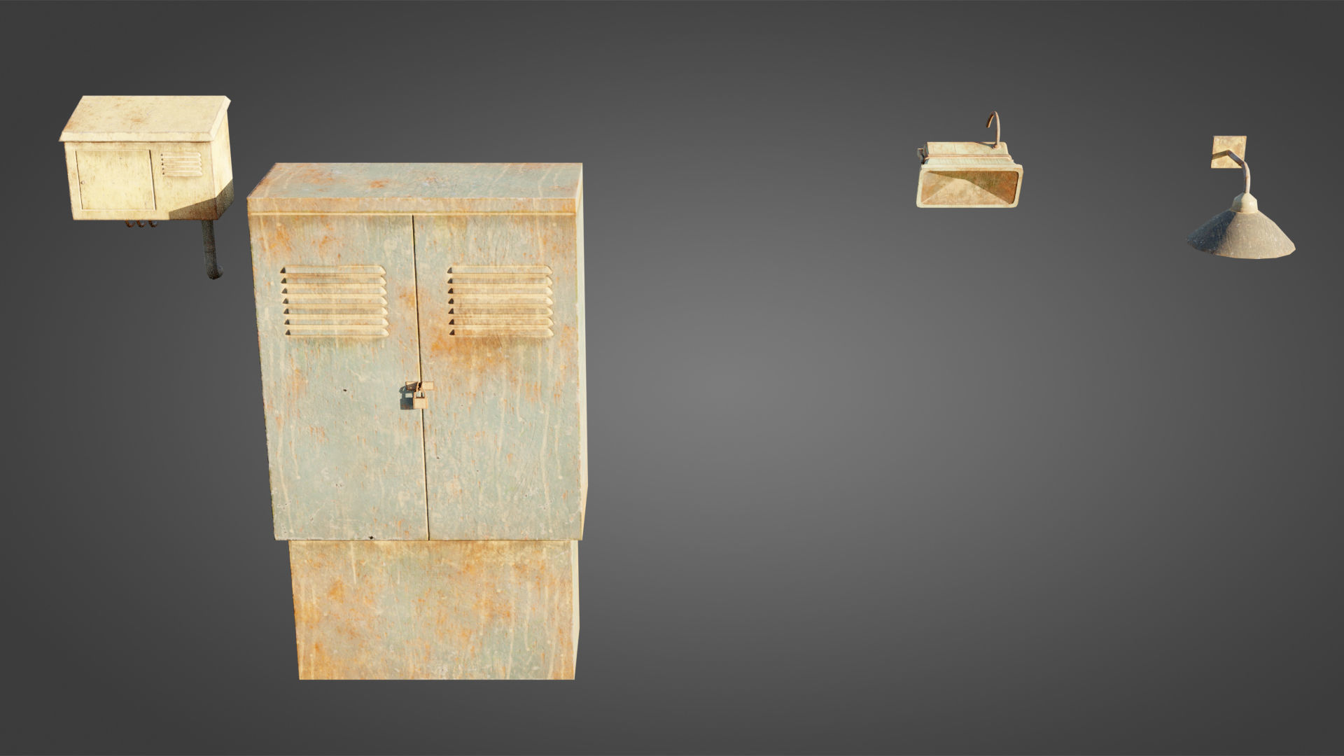 Abandoned city street collection _26