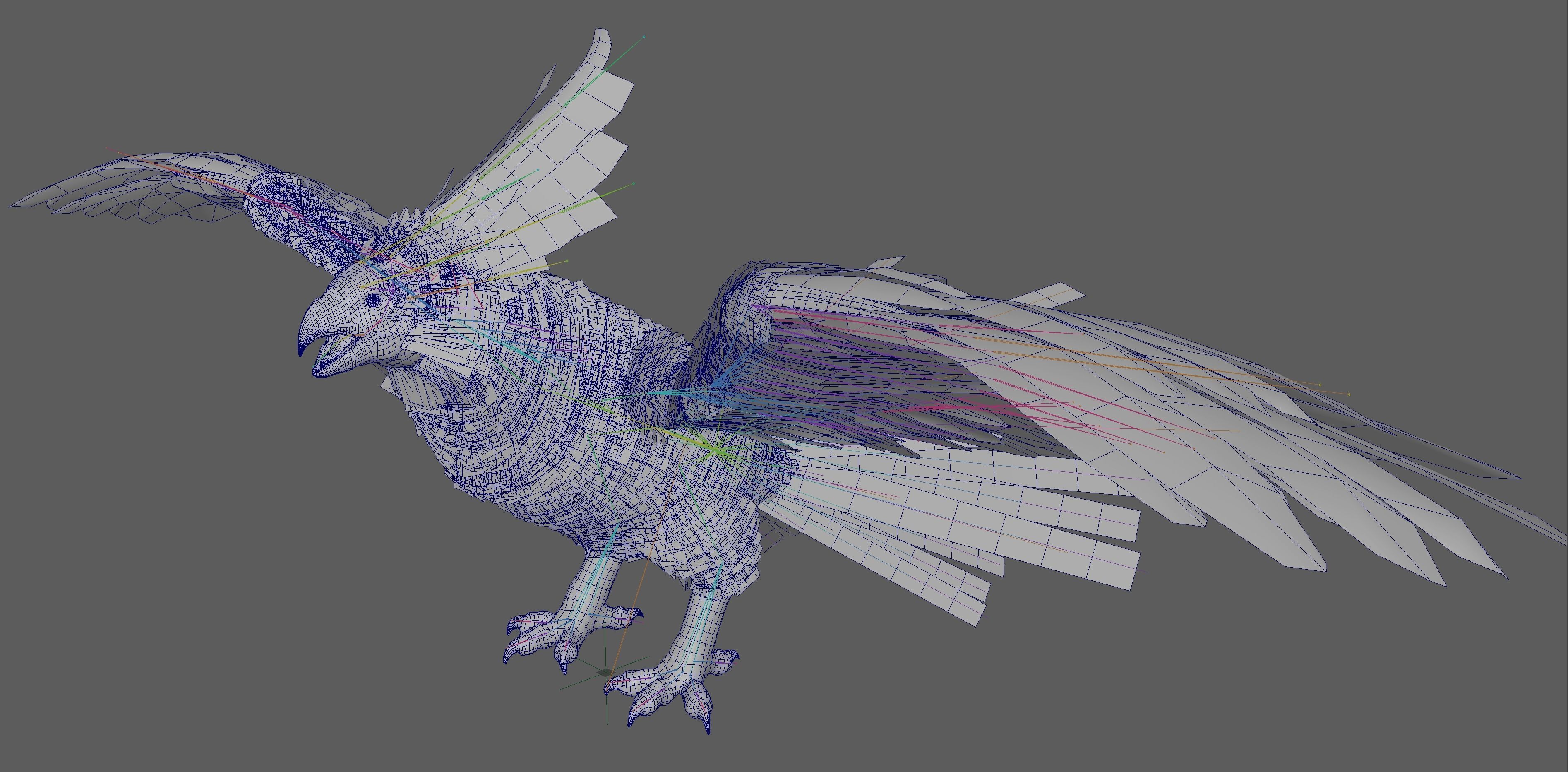  Phoenix Beautiful Rig 3D model_13