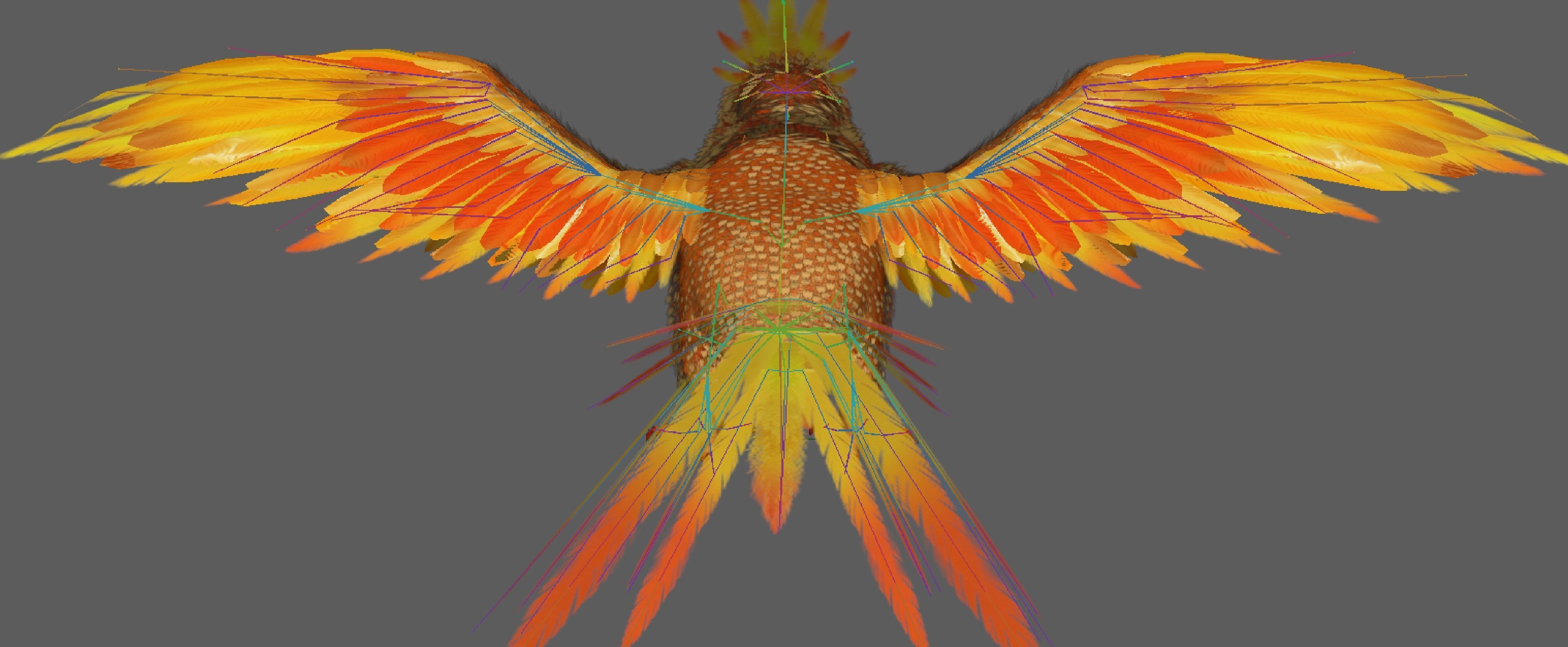  Phoenix Beautiful Rig 3D model_10