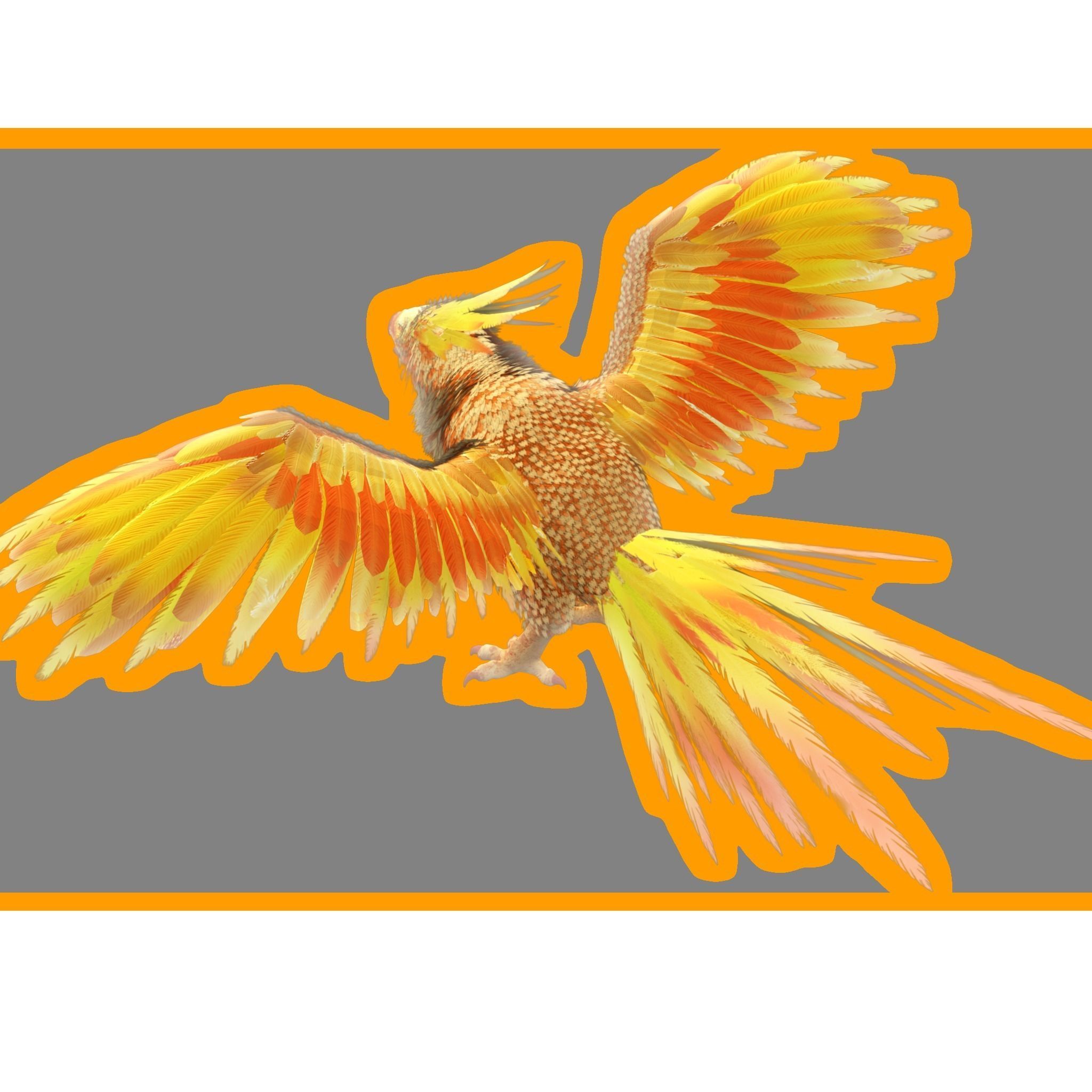  Phoenix Beautiful Rig 3D model_3