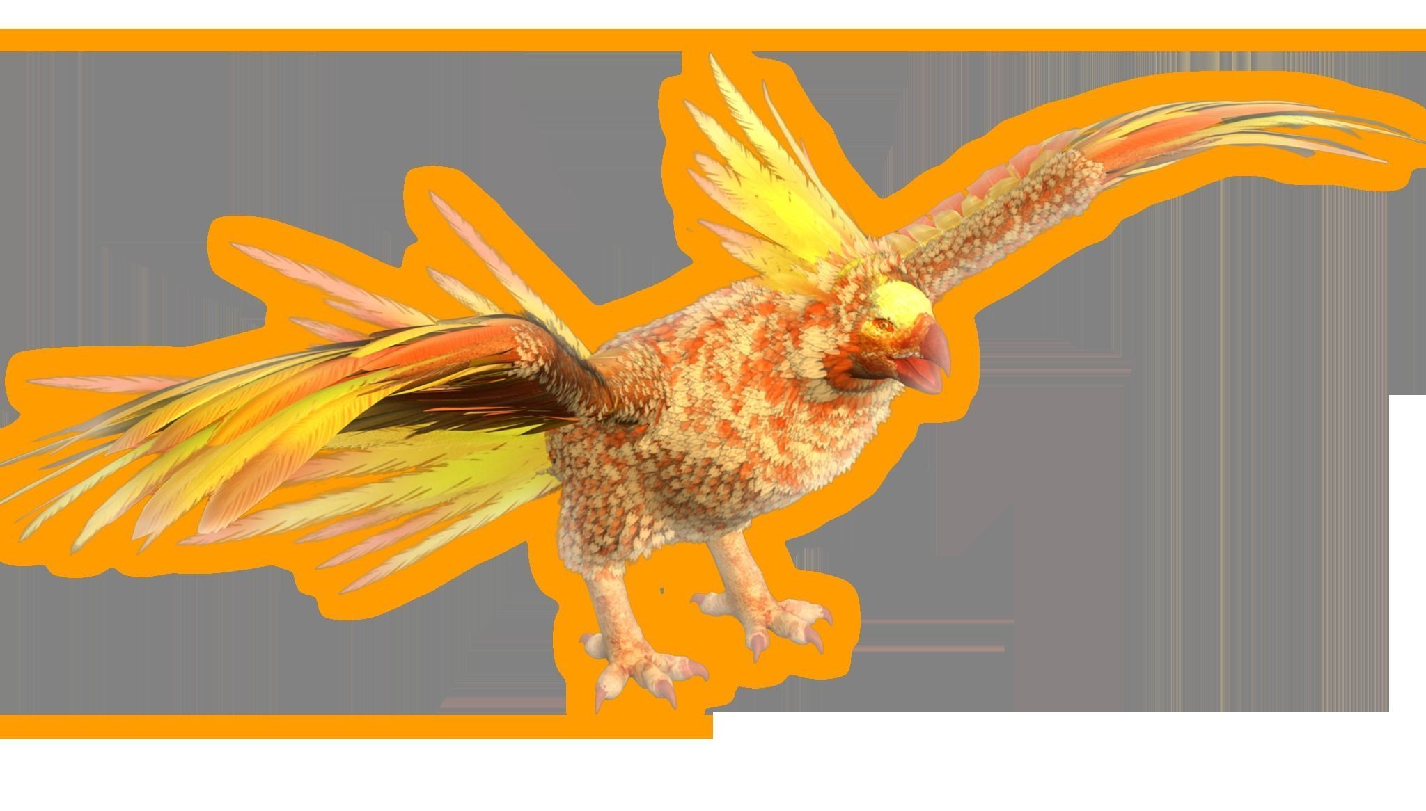  Phoenix Beautiful Rig 3D model_2