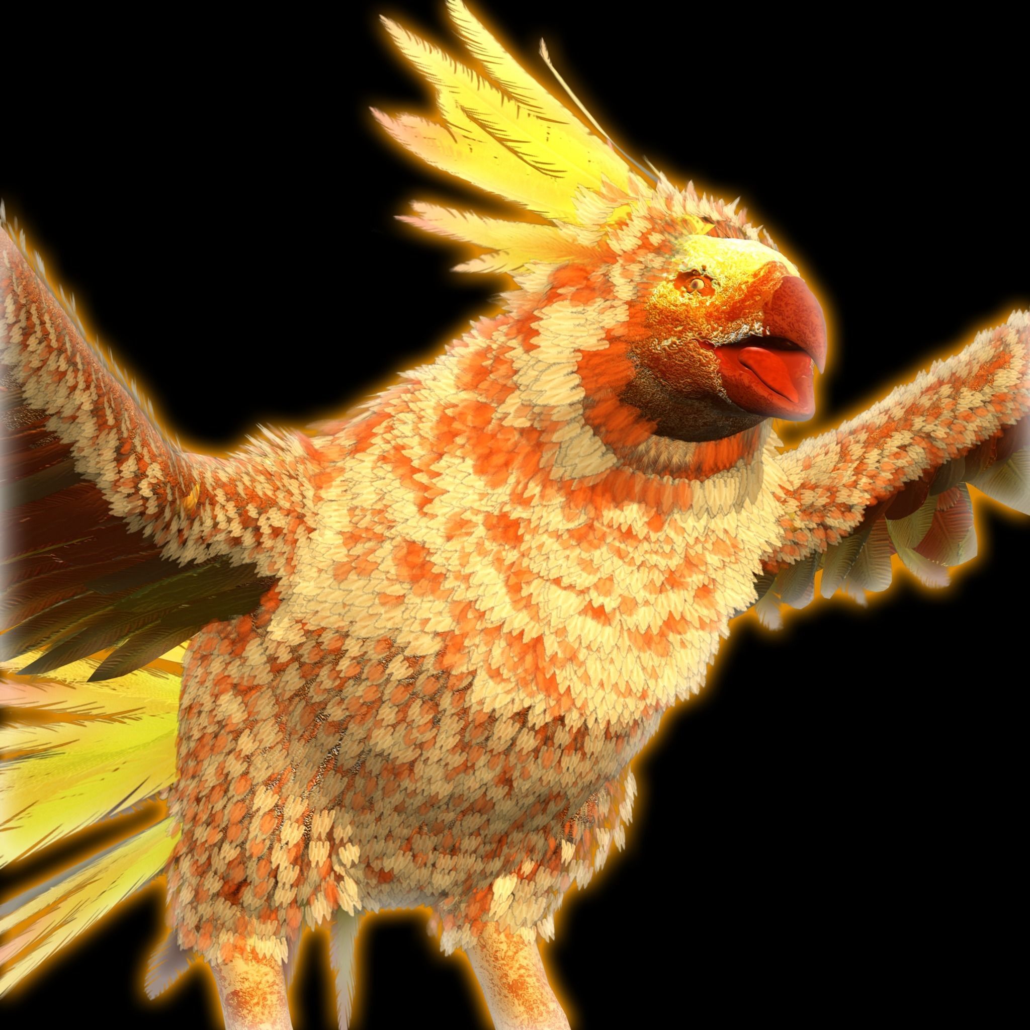 Phoenix Beautiful Rig 3D model_4