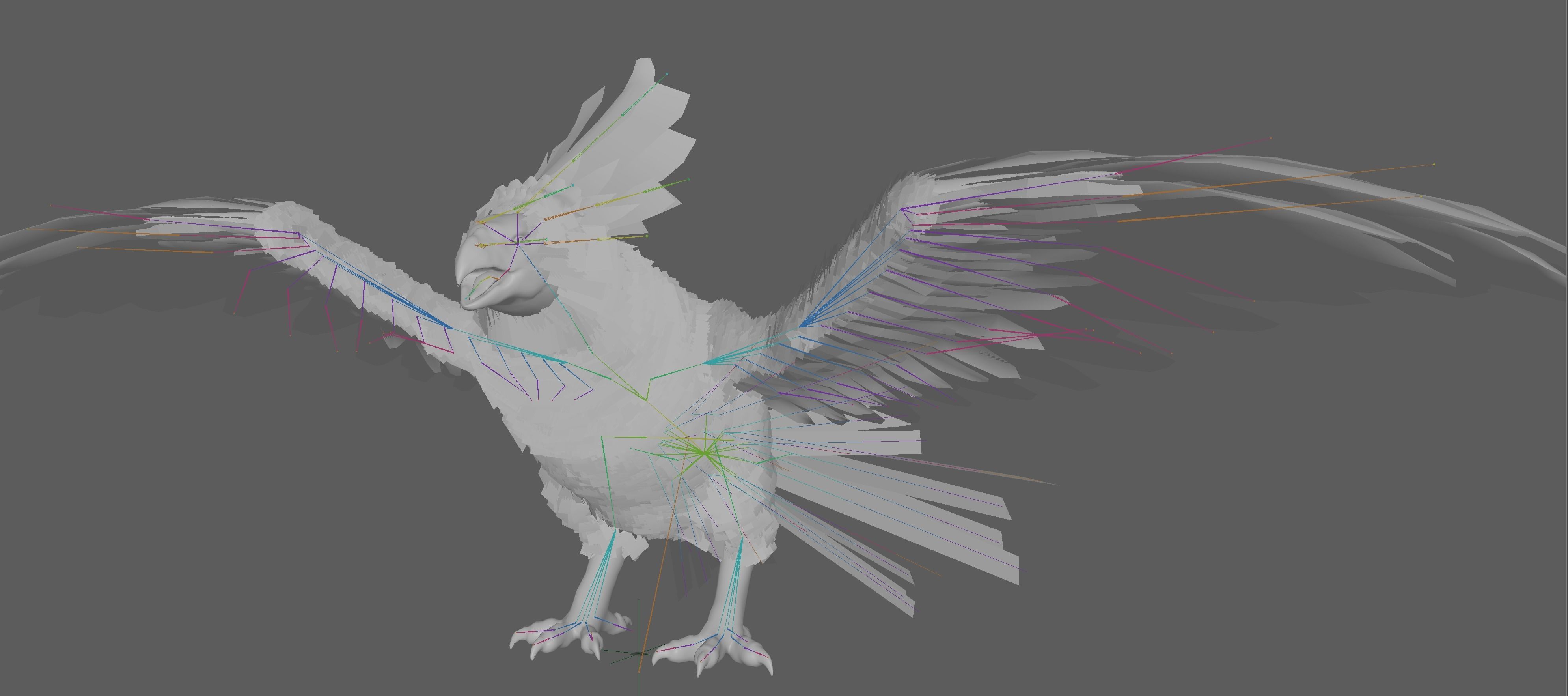  Phoenix Beautiful Rig 3D model_7