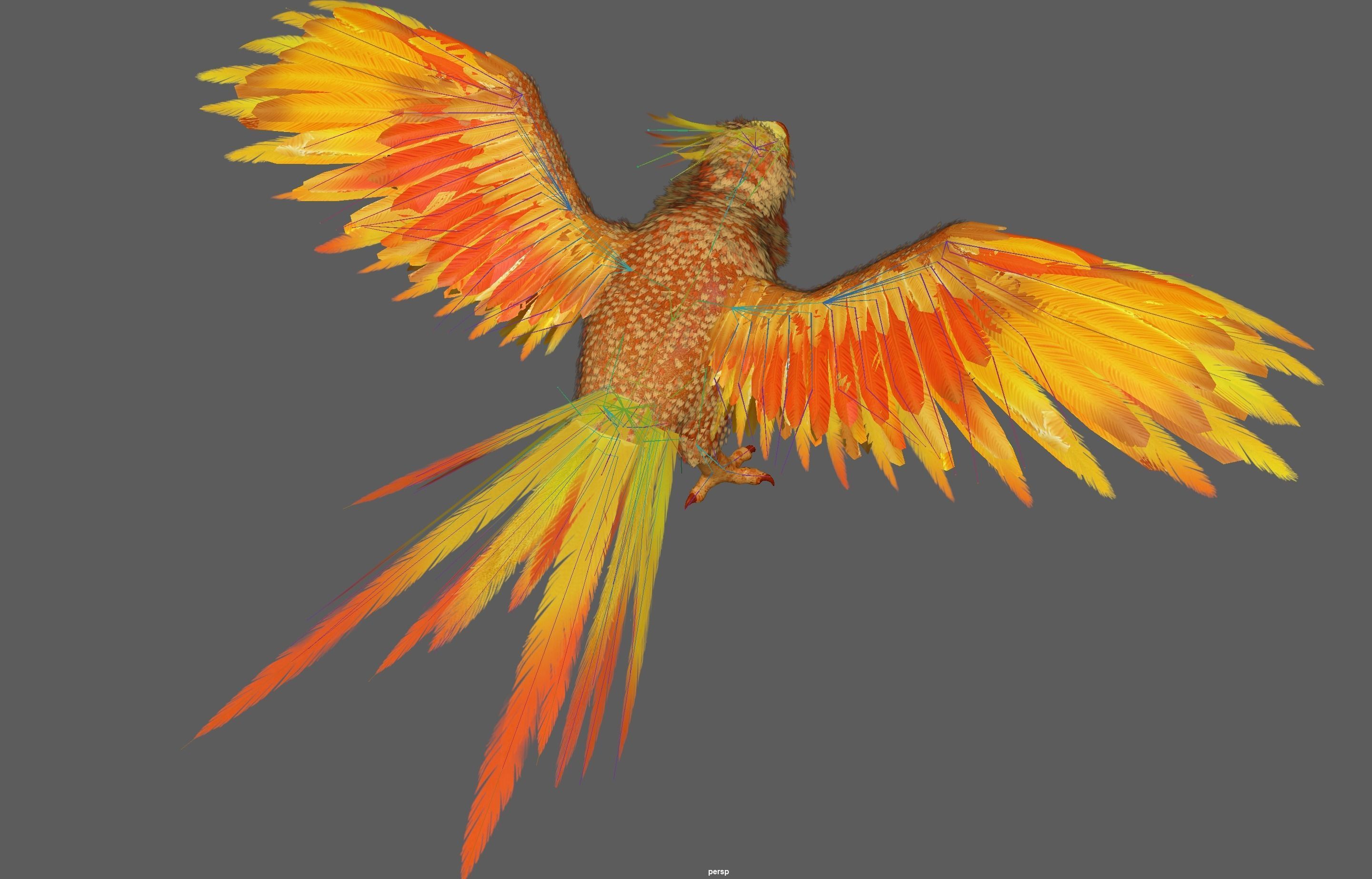  Phoenix Beautiful Rig 3D model_19