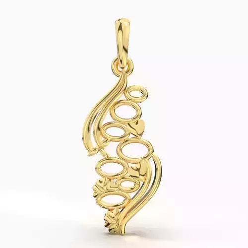 AHIM GOLD PENDANT 3D print model