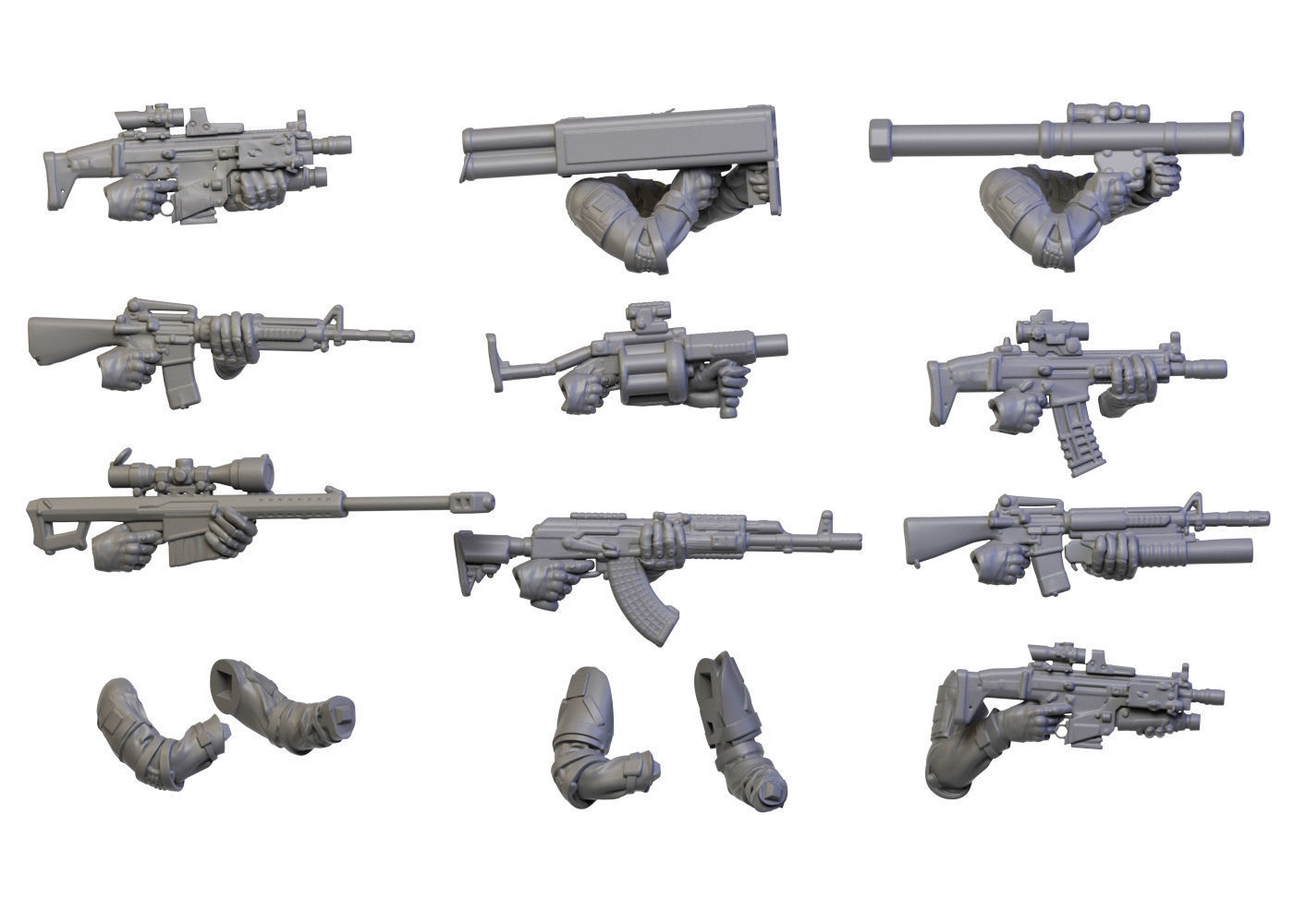 Soldiers Constructor  3D print model_5