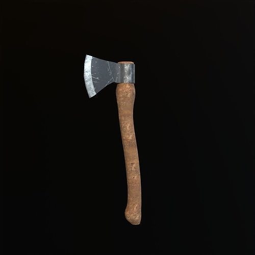 Axe low ploy Low-poly 3D model
