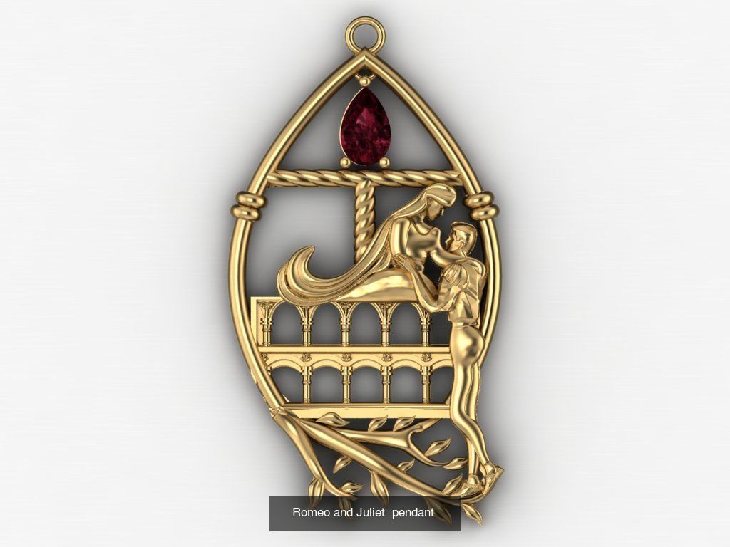 Romeo and Juliet set --orginal design 3D Model Collection_2